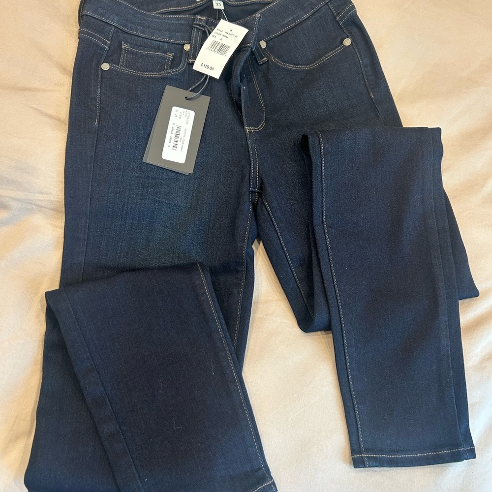 PAIGE Blue Skinny Jeans Modern Classic Style